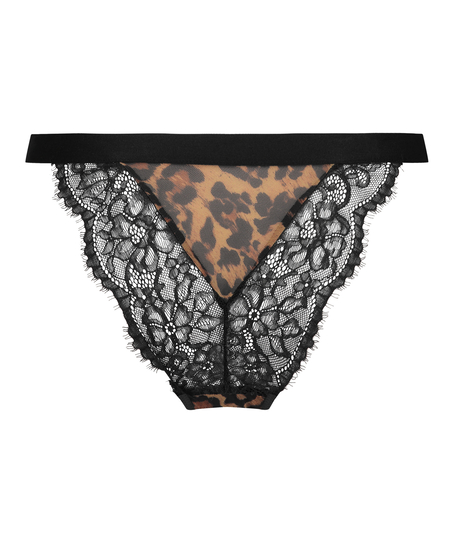 Evie h&ouml;gt skuren brazilian-trosa Nyakim, Svart