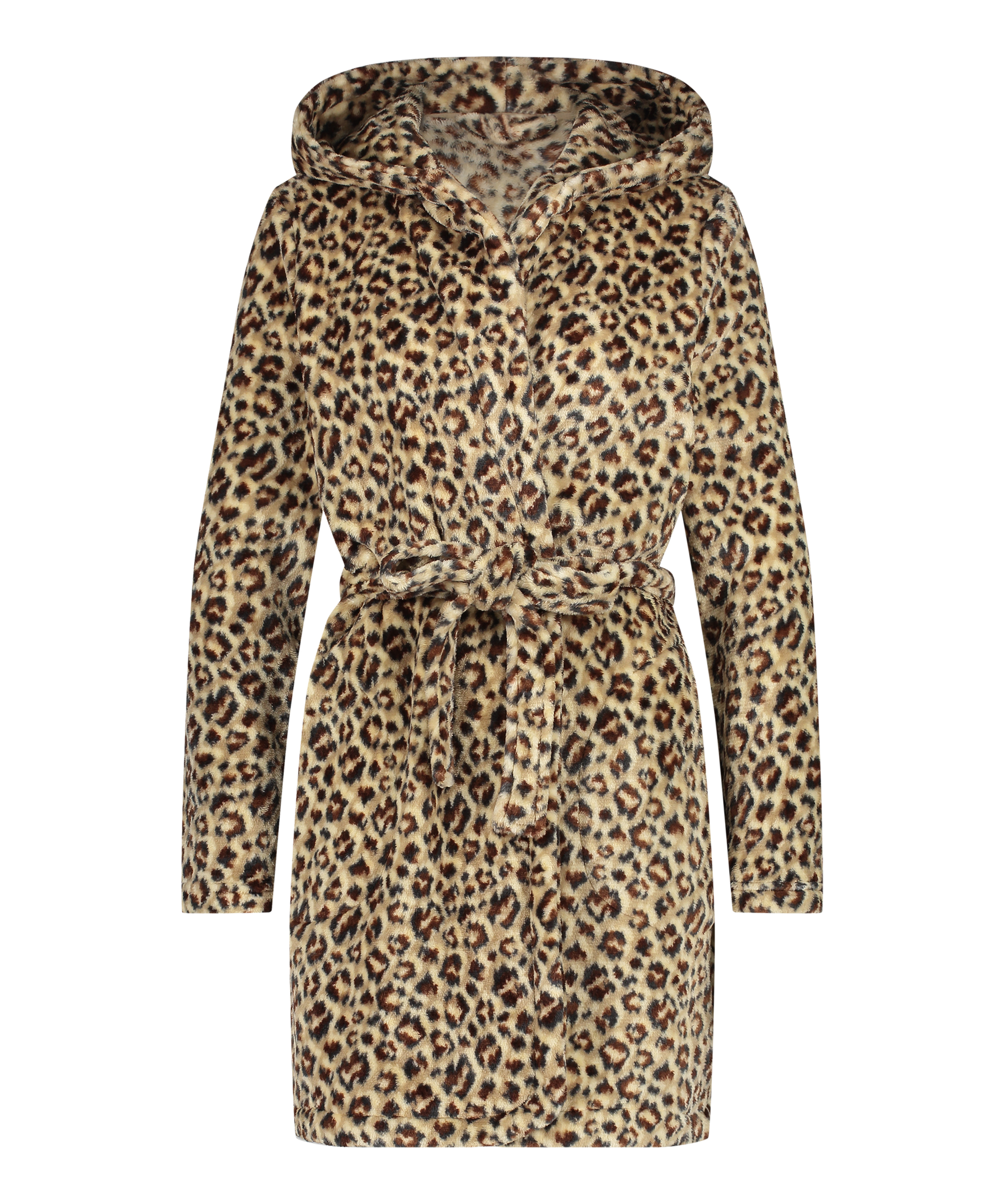 Morgonrock Fleece, Beige, main