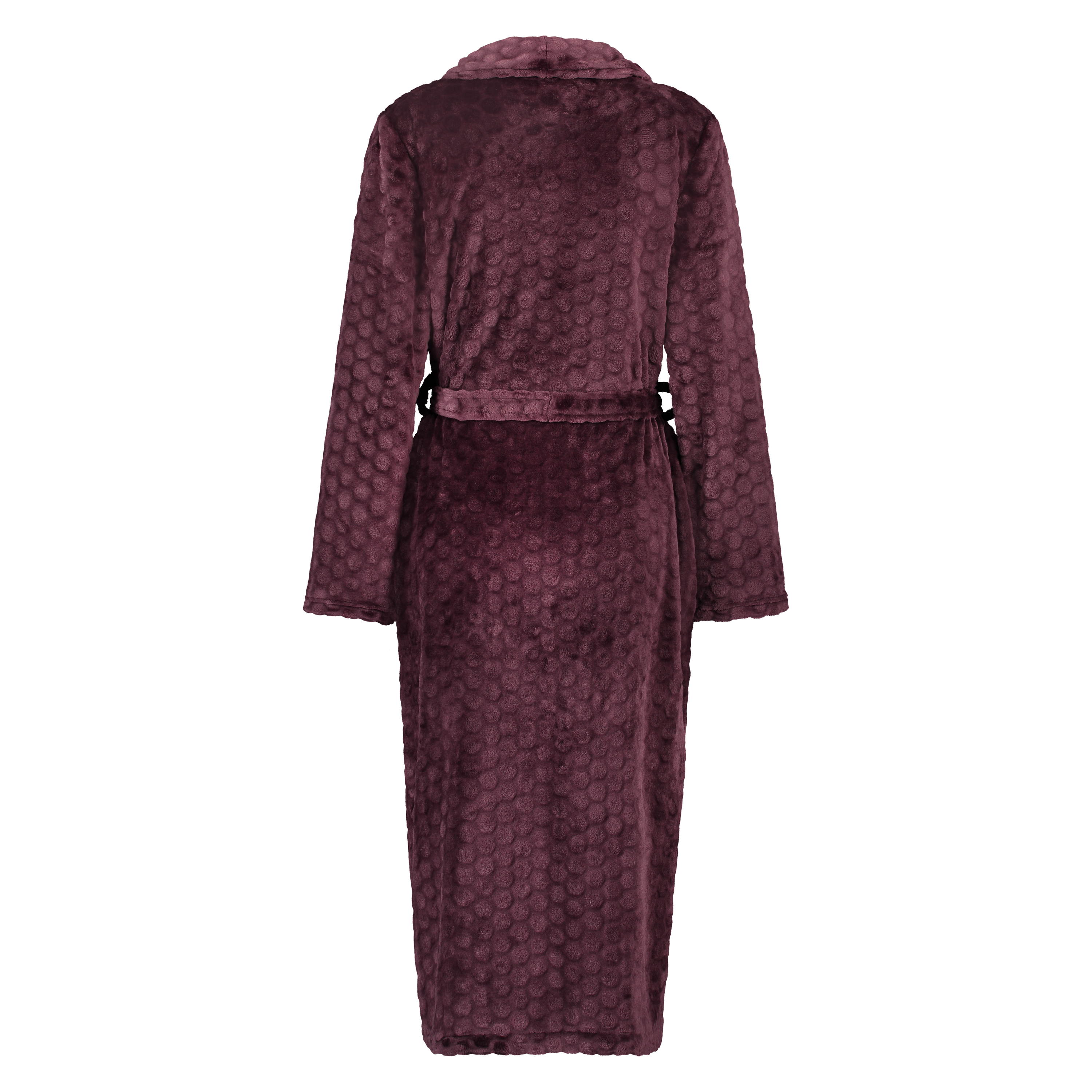 Lång morgonrock Fleece, röd, main