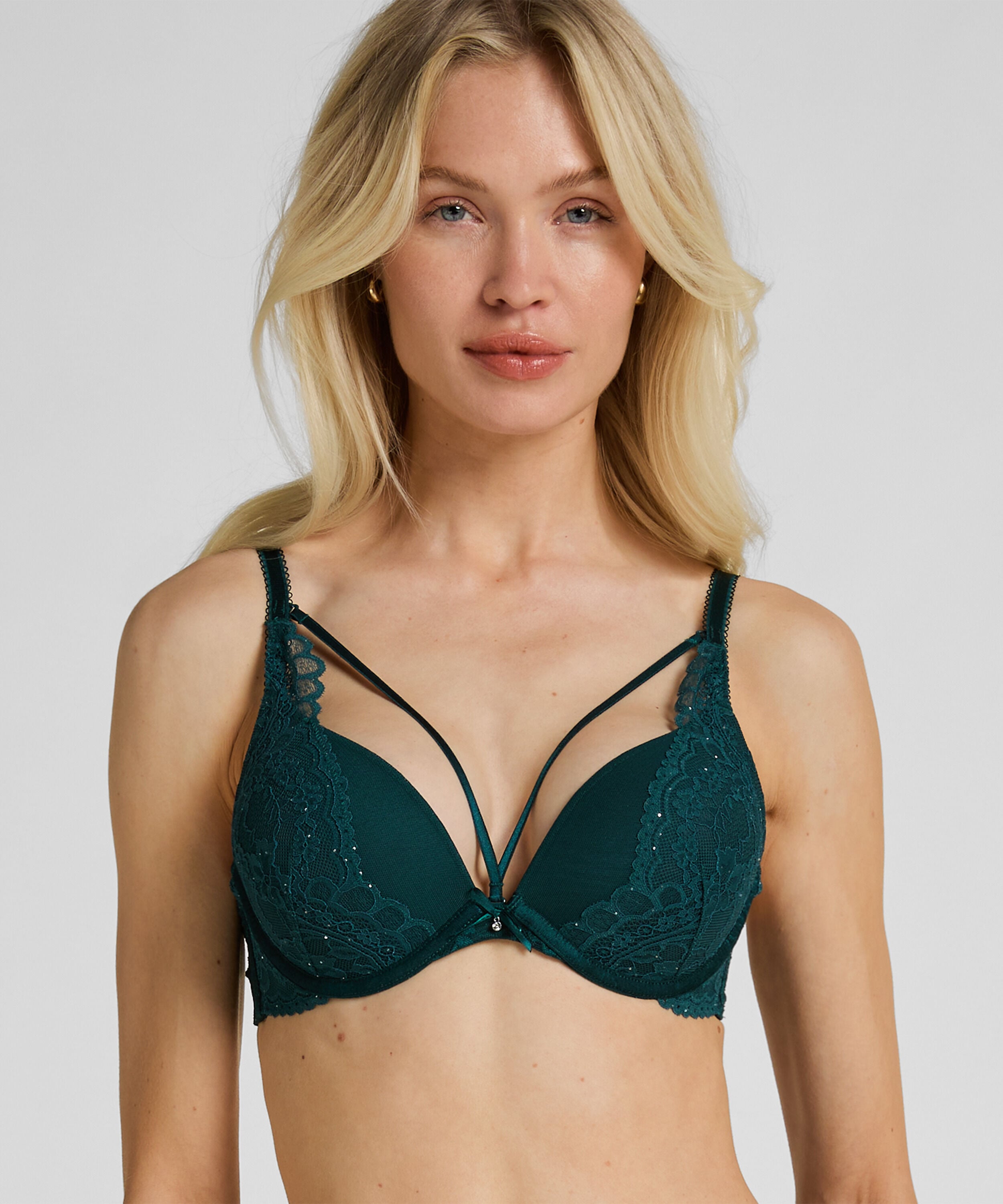 Vadderad push up-bh med bygel Isadora