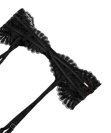 Strumpeband Poppy, Svart