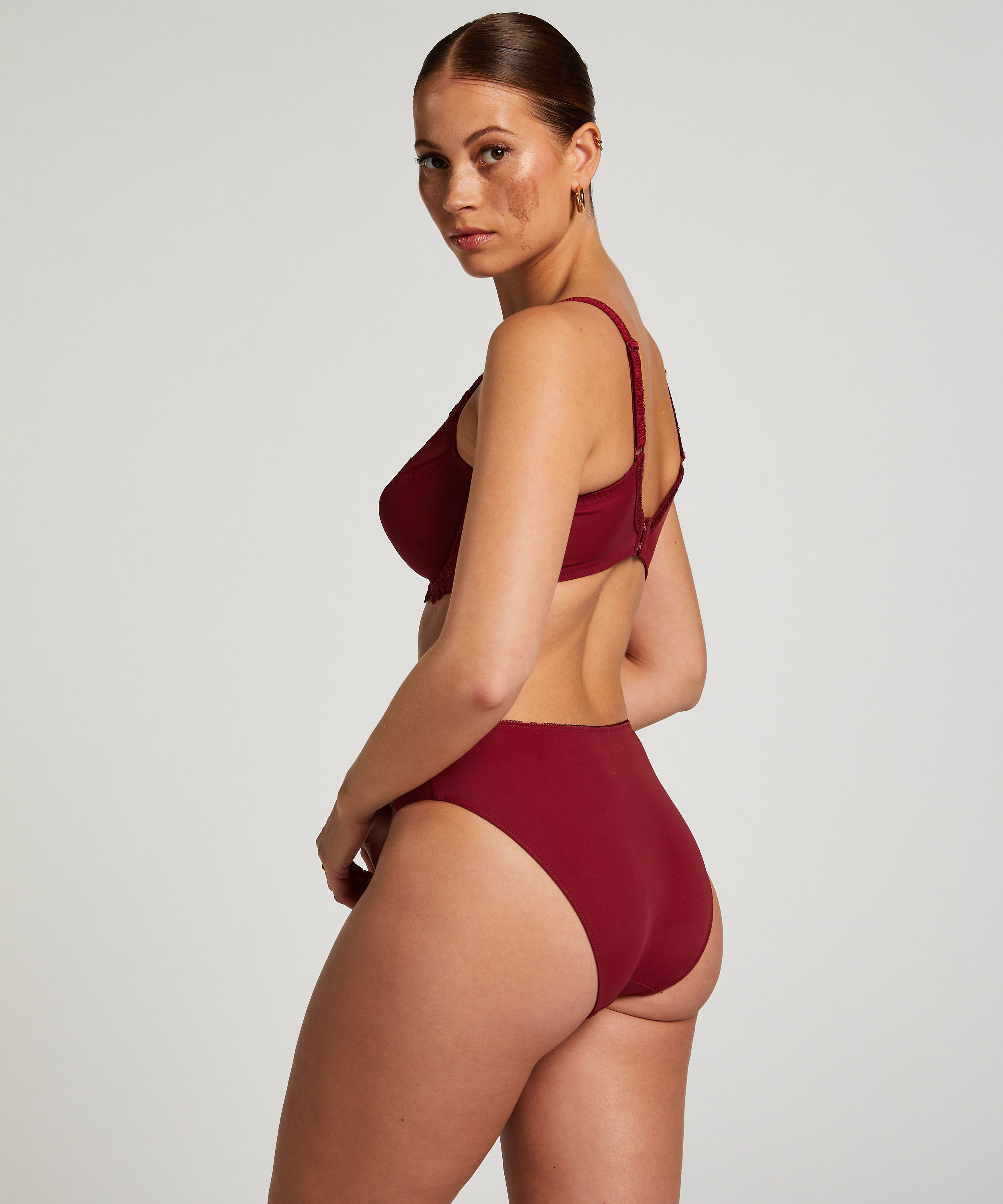 Icke formpressad bygel-bh Diva, Röd, main