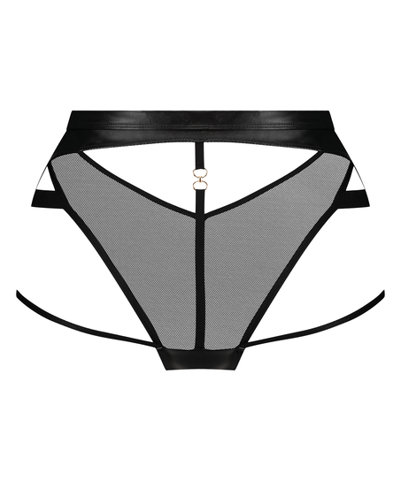 Högt skuren braziliantrosa Faye, Svart