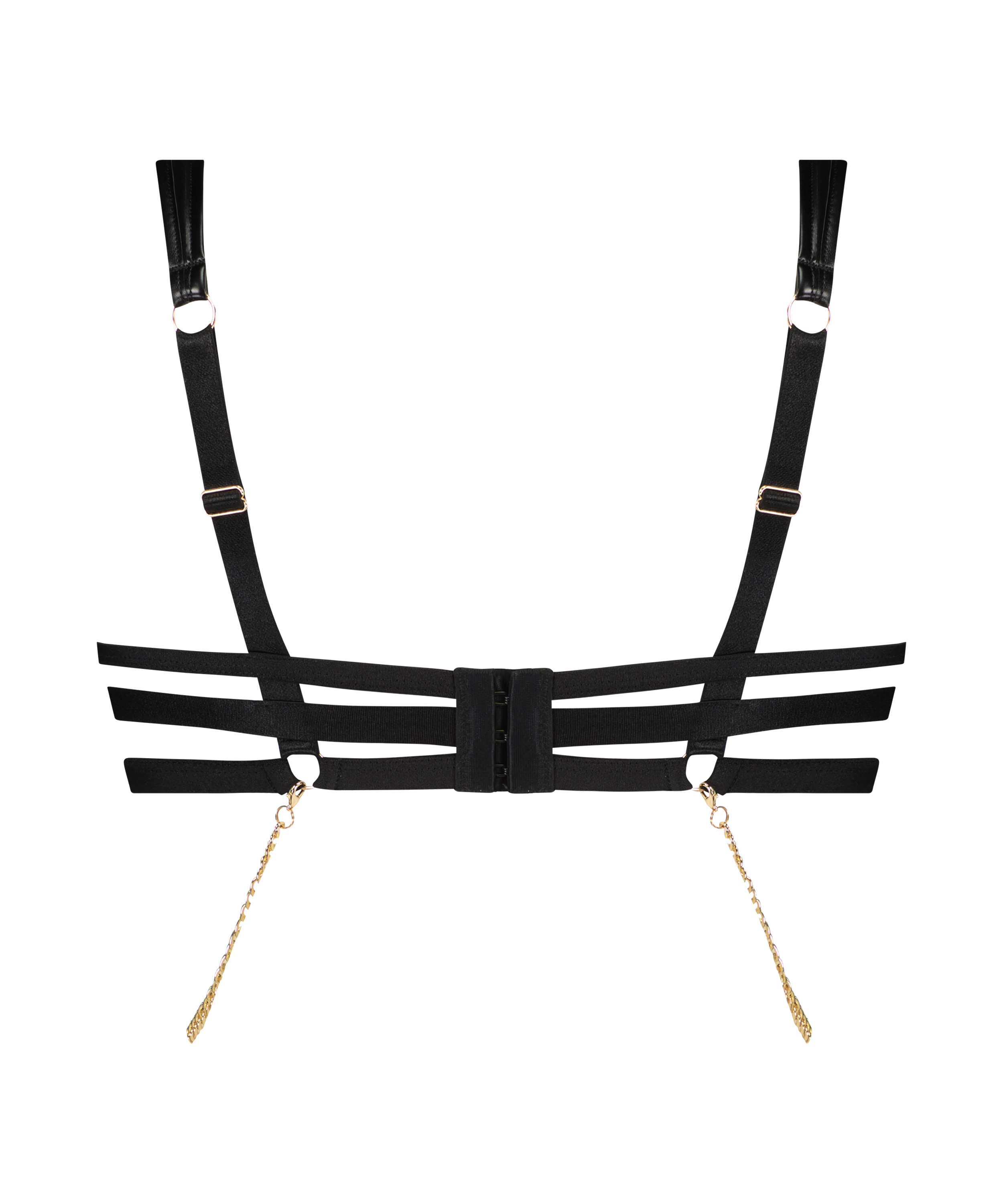 Icke-formpressad bygel-bh Domantrix, Svart, main