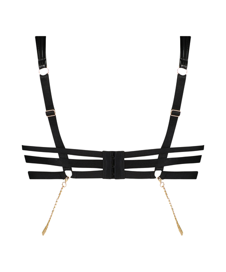 Icke-formpressad bygel-bh Domantrix, Svart