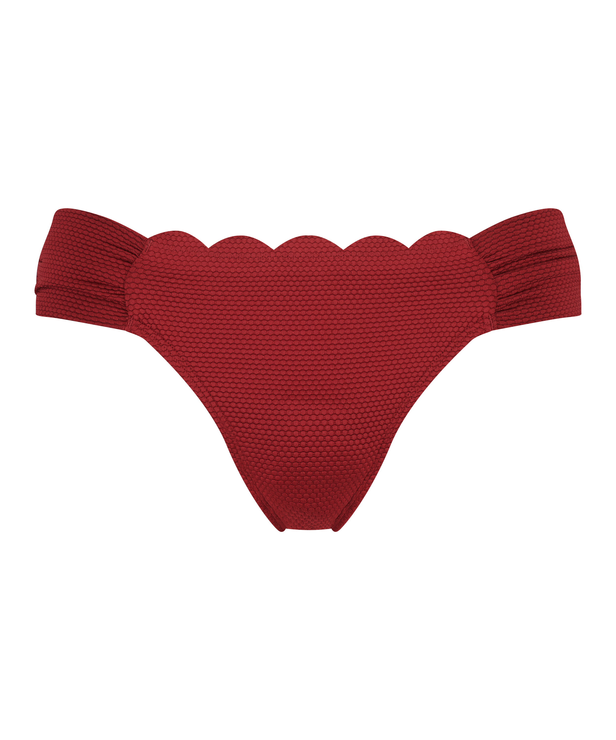 Rio bikiniunderdel Scallop, röd, main