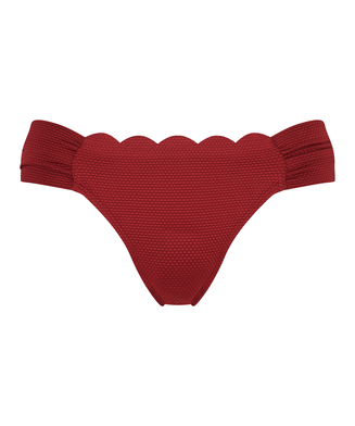 Rio bikiniunderdel Scallop, röd