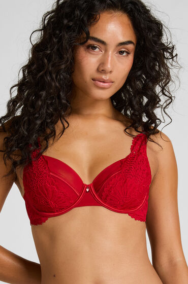 Hunkemöller Whitney icke-formpressad bygel-bh Röd