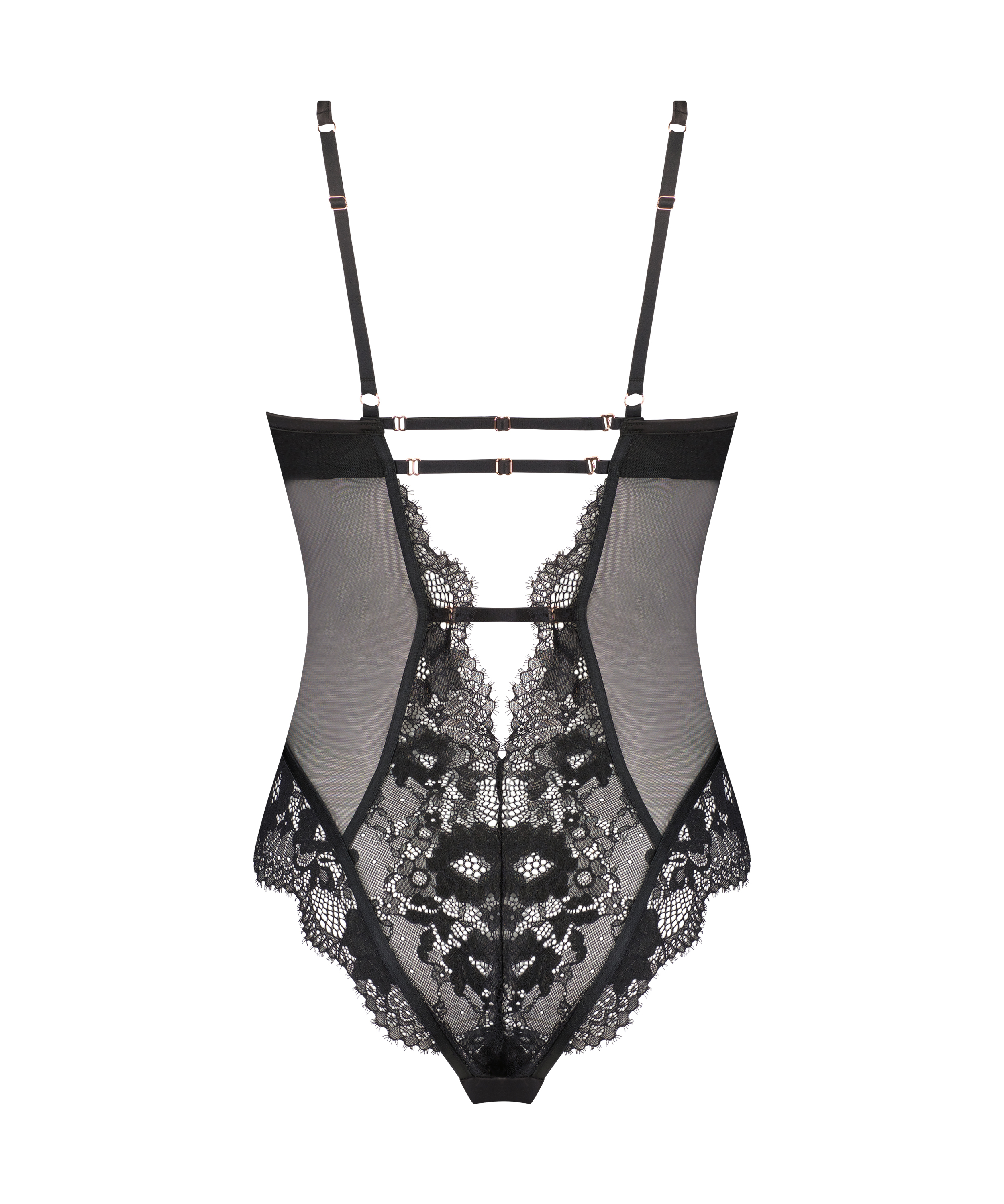 Gabrielle-body med bygel, Svart, main