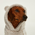 Onsie i fleece för hundar, Brun