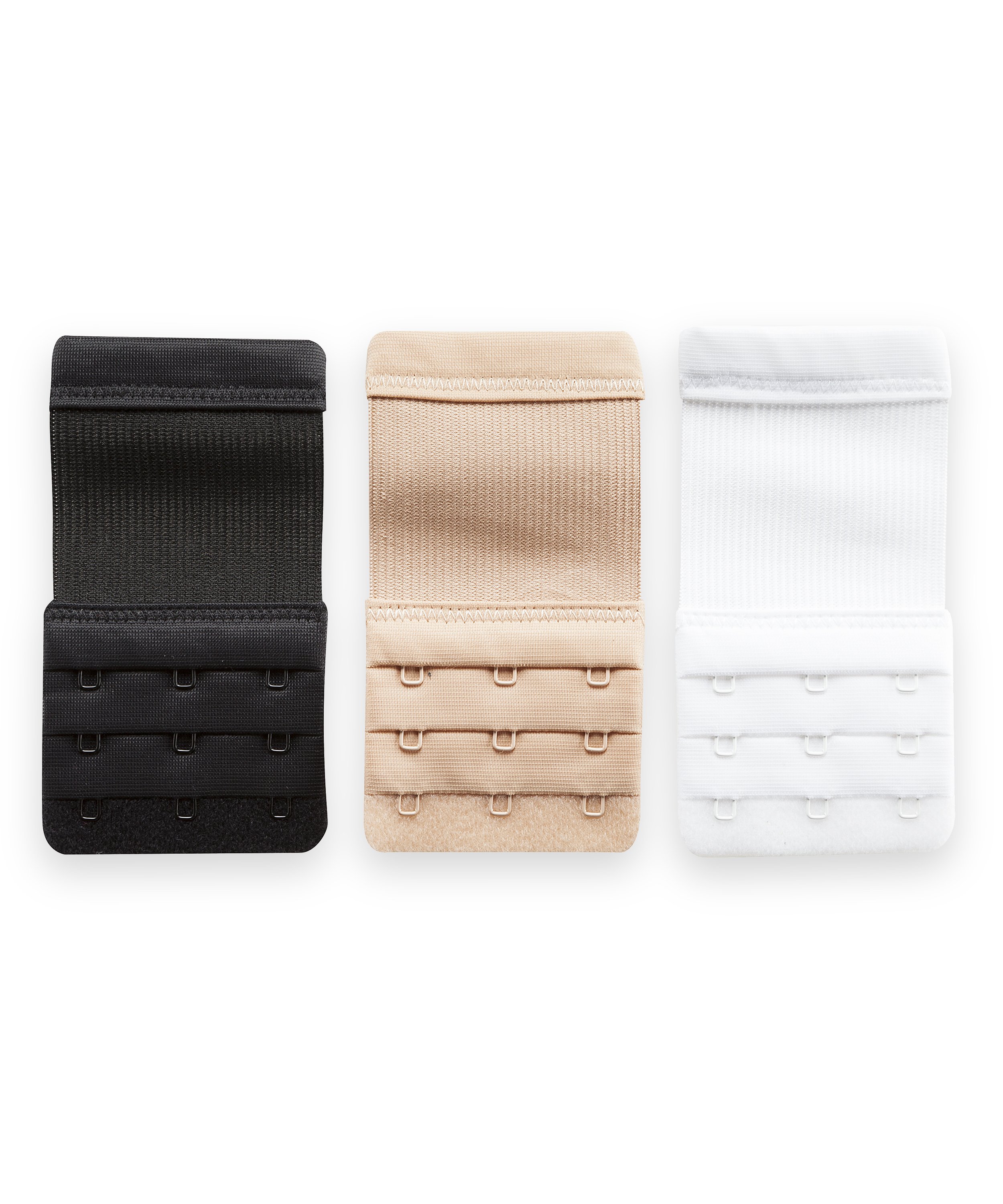 3-pack bh-förlängare, Vit, main