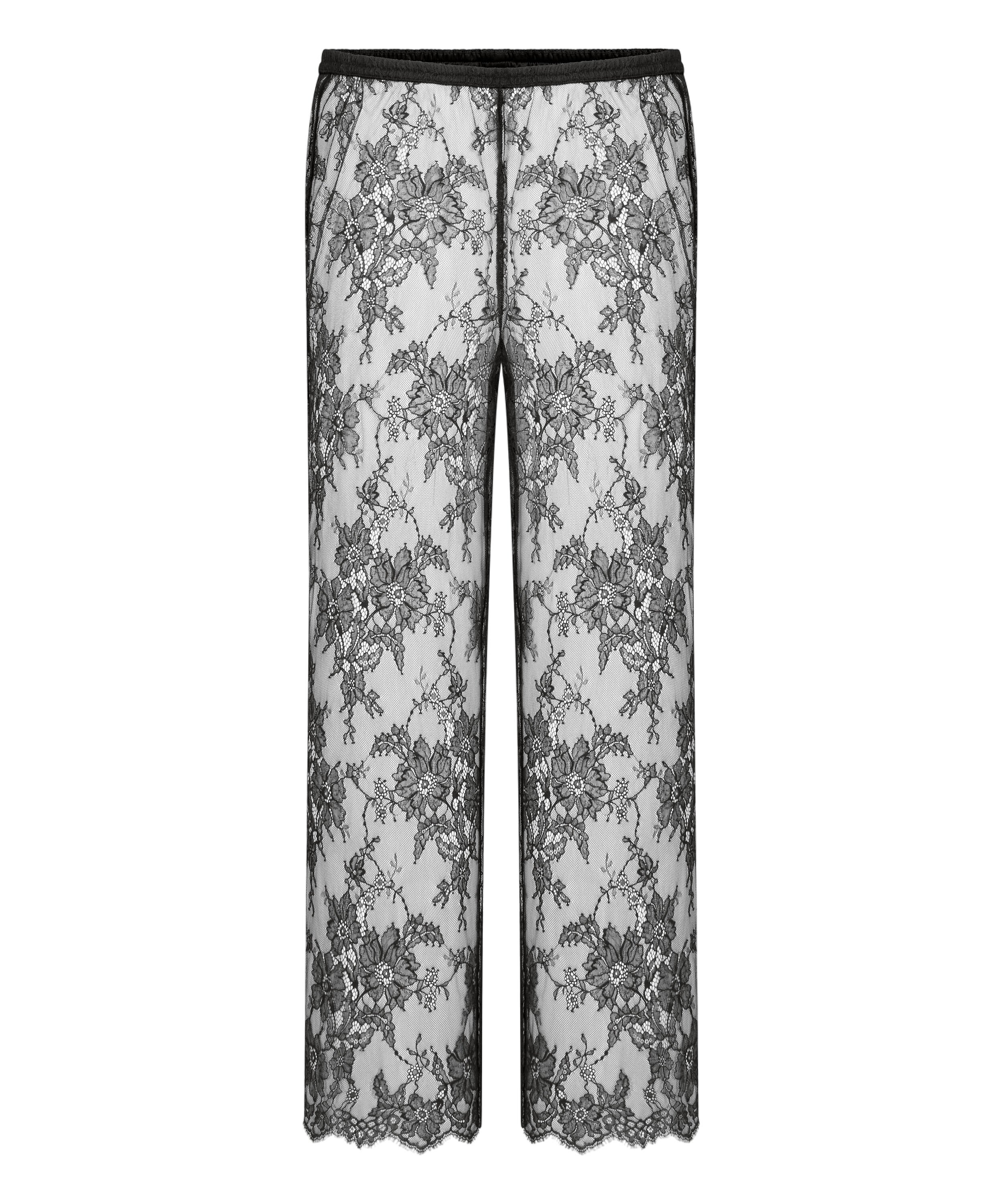 Pyjamasbyxor Cecilia, Svart