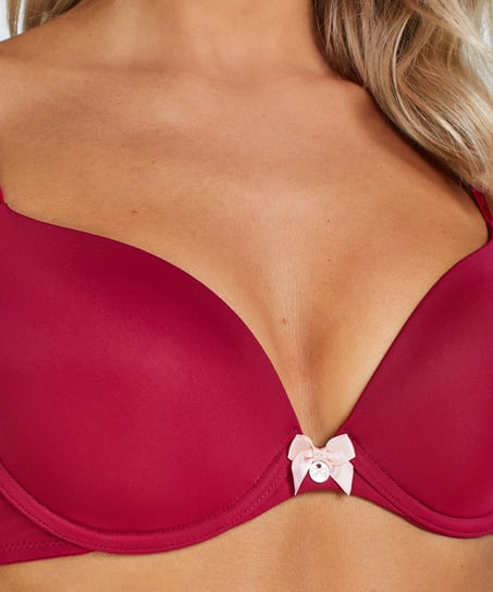 Formpressad bygel-bh Plunge, Rosa