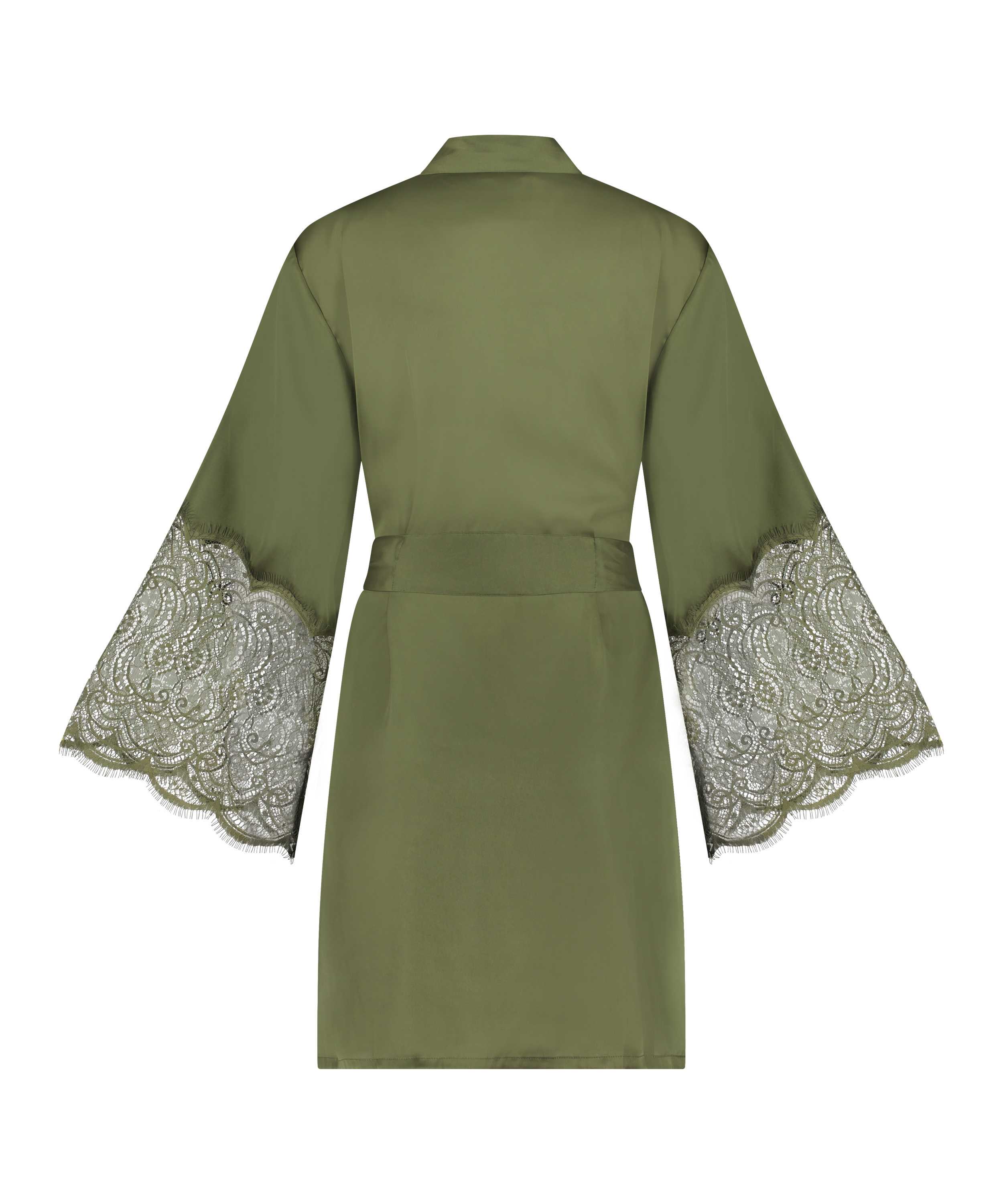 Kimono Satin, Grön, main