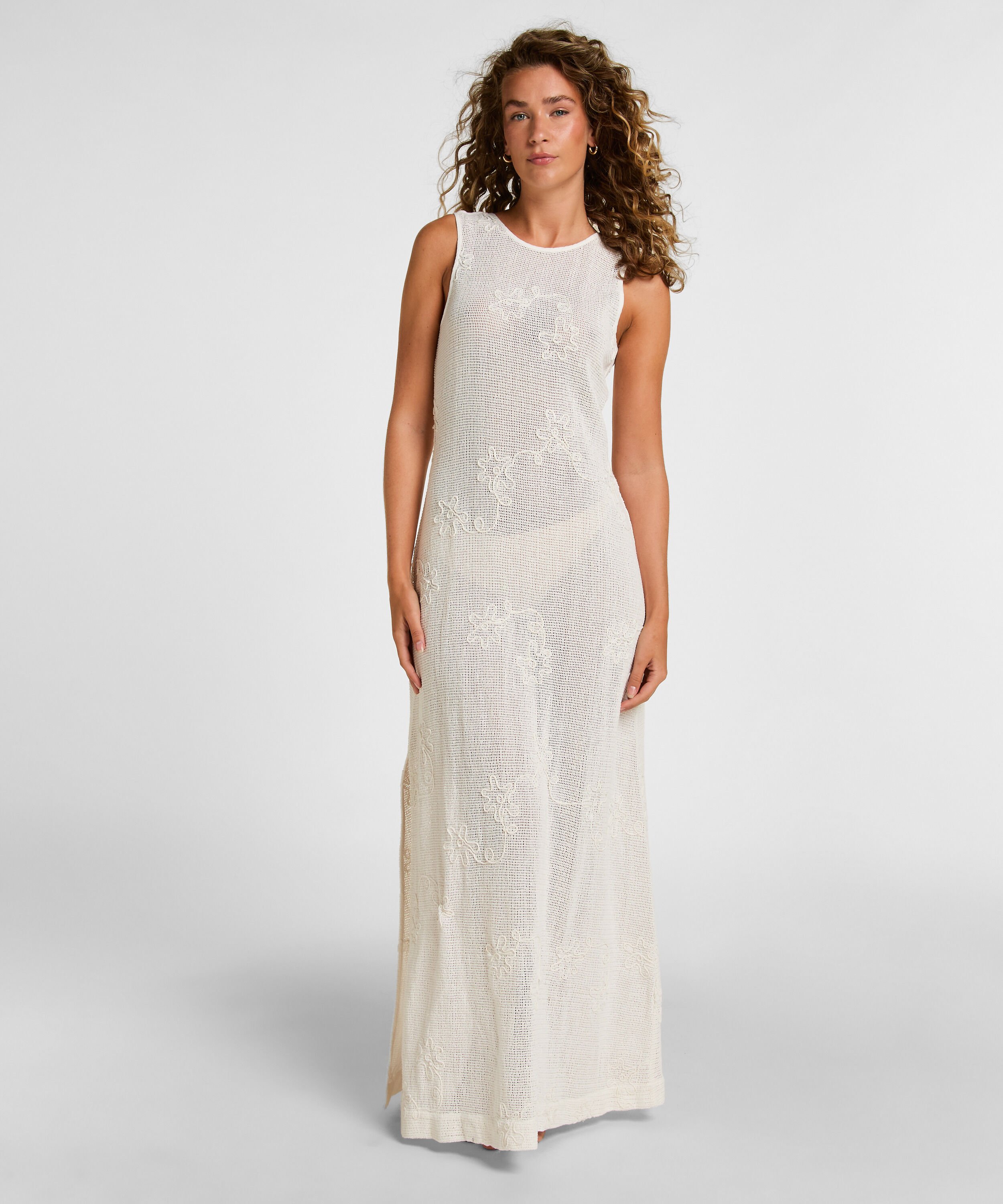 Strandklänning, Vit