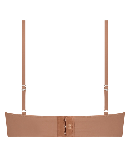 Triangel Bralette Smooth, Brun