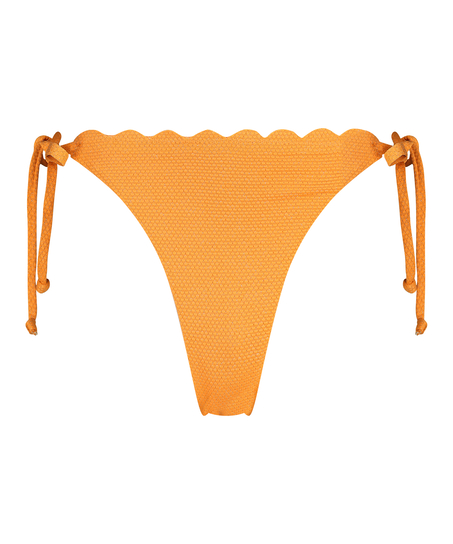 Cheeky Tanga Bikiniunderdel Scallop Lurex, Orange