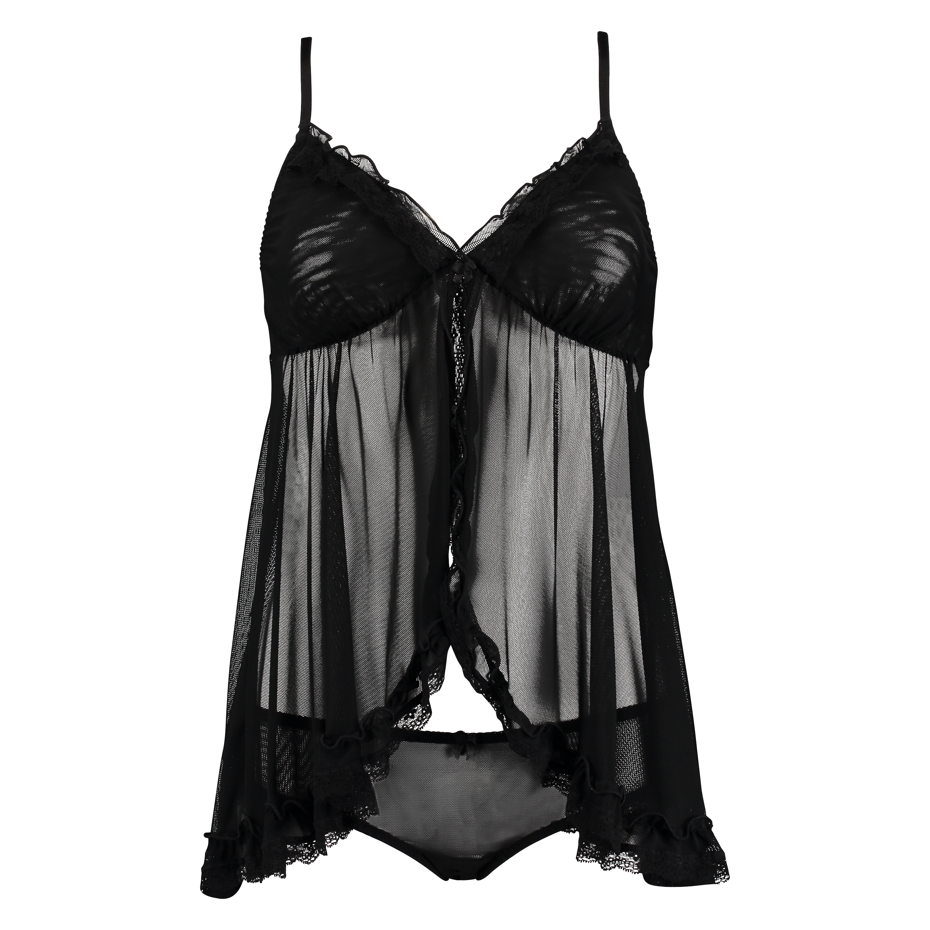 Linneset Naomi Heartflock, Svart, main