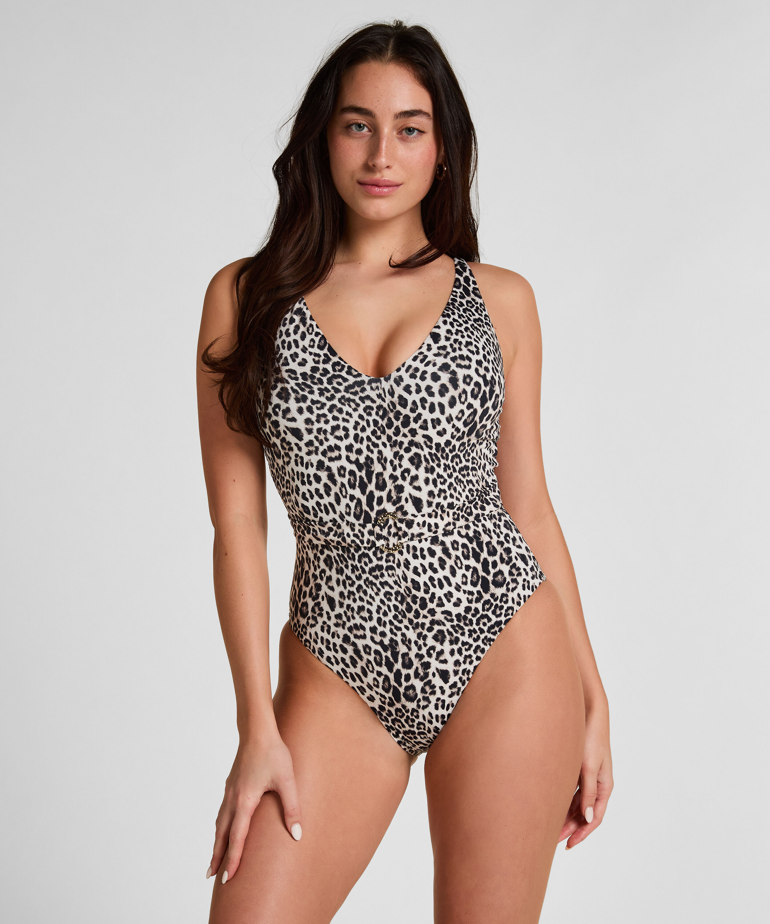 Baddräkt Leopard, Svart Baddräkt Leopard, Svart