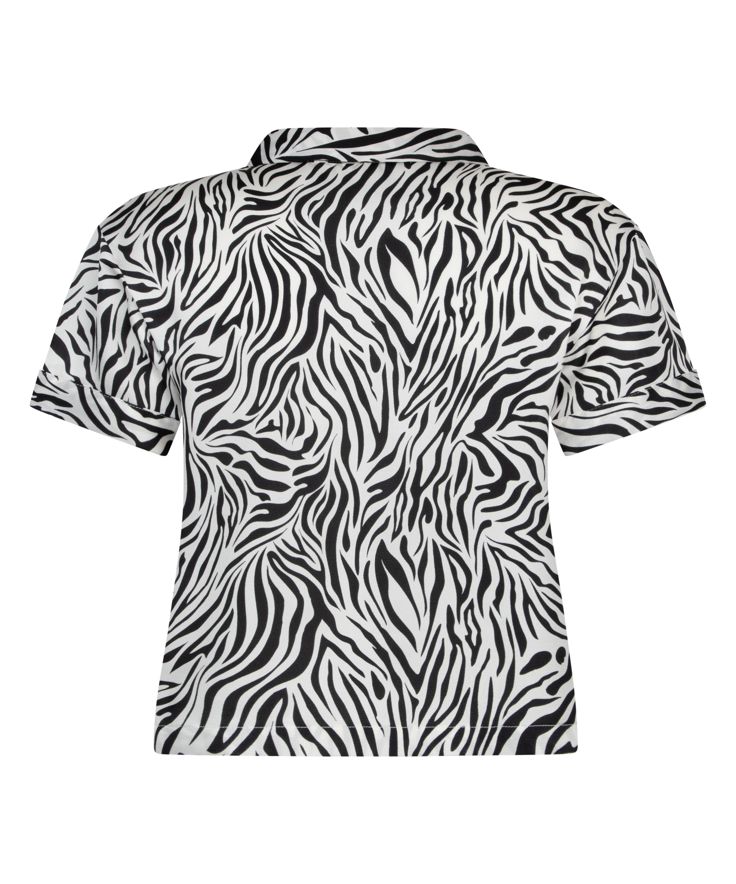 Kort&auml;rmad jacka i Satin, Vit, main