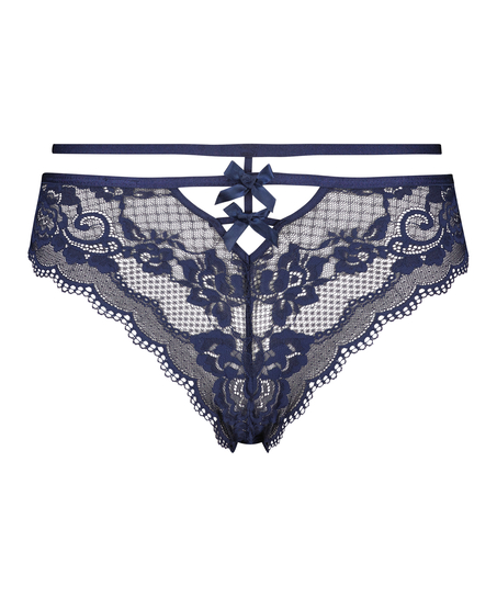 Annie brazilian-trosa, blå