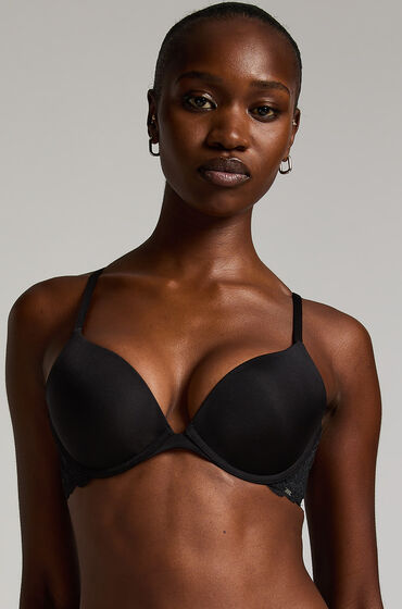 Hunkemöller Formpressad push-up-bh med bygel Angie Svart