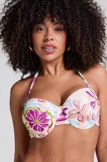 Hunkemöller Formpressad bikiniöverdel med bygel Ayanna Vit
