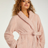 Morgonrock Fleece, Rosa