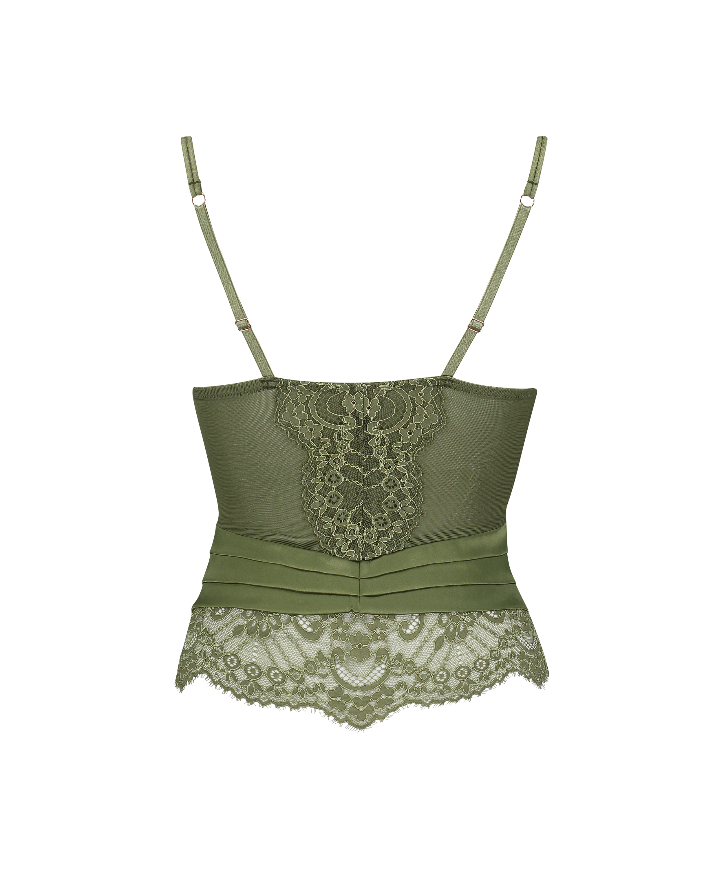 Amelia vadderad underwired bustier, Gr&ouml;n, main
