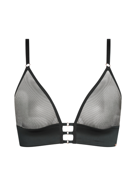 Bralette Mesh Essentials, Svart