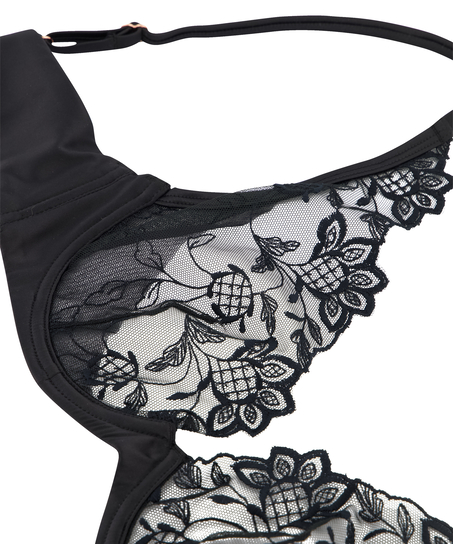 Icke-formpressad bygel-bh Inga, Svart