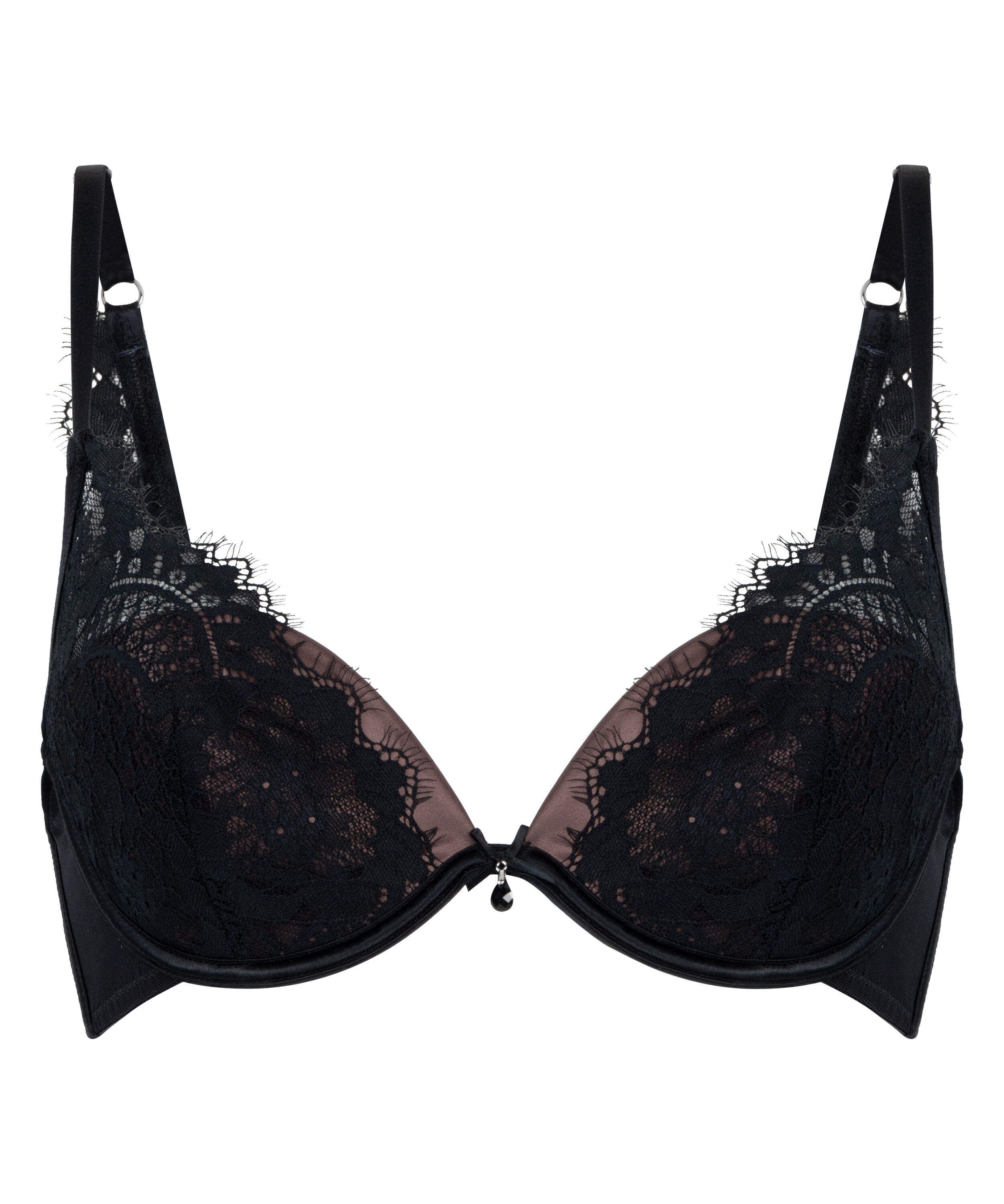 Formpressad bygel-bh Mirabella, Svart