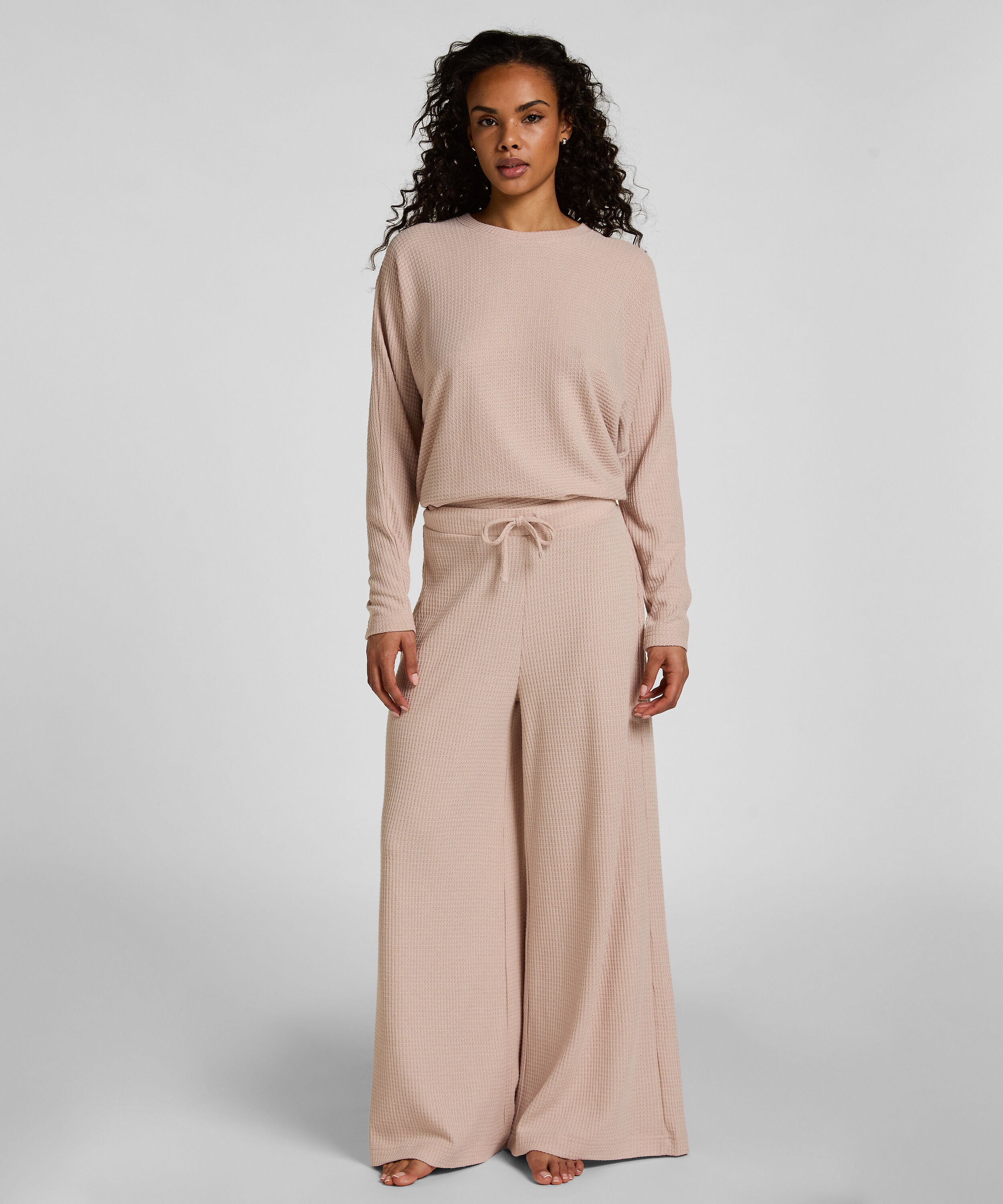 Byxor Waffle Tracey, Beige