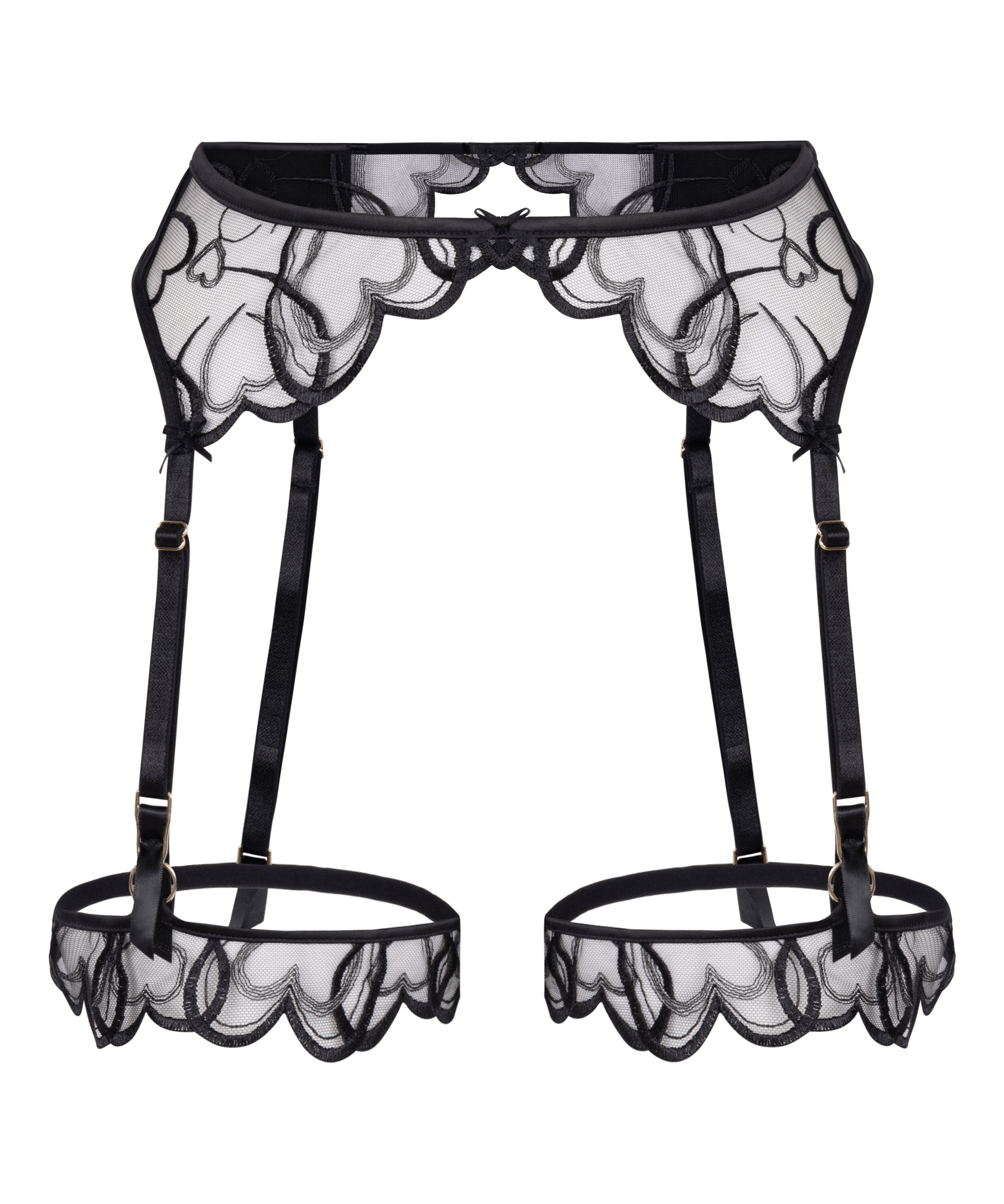 Olivia strumpebandsh&aring;llare, Svart