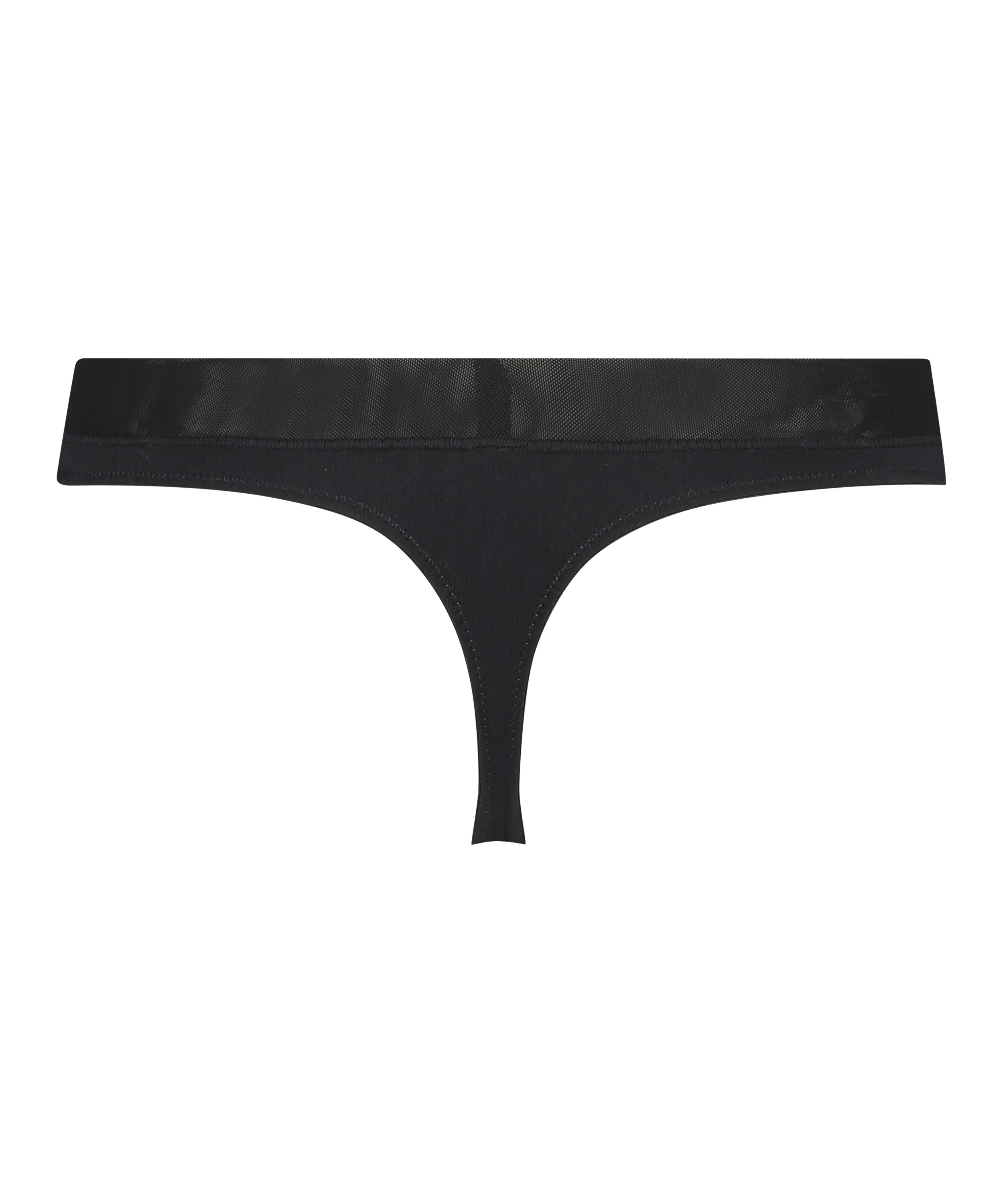 Mesh thong, Svart, main