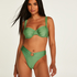 Mauritius icke-formpressad bikinitopp med bygel, grön