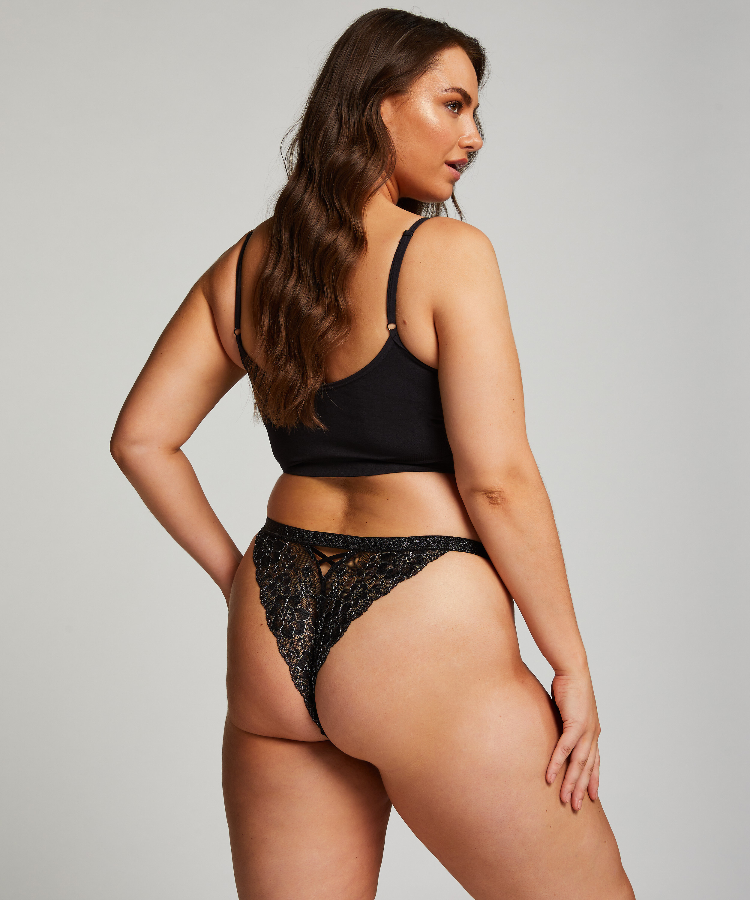 Brazilian-trosa Dewi, Svart, main