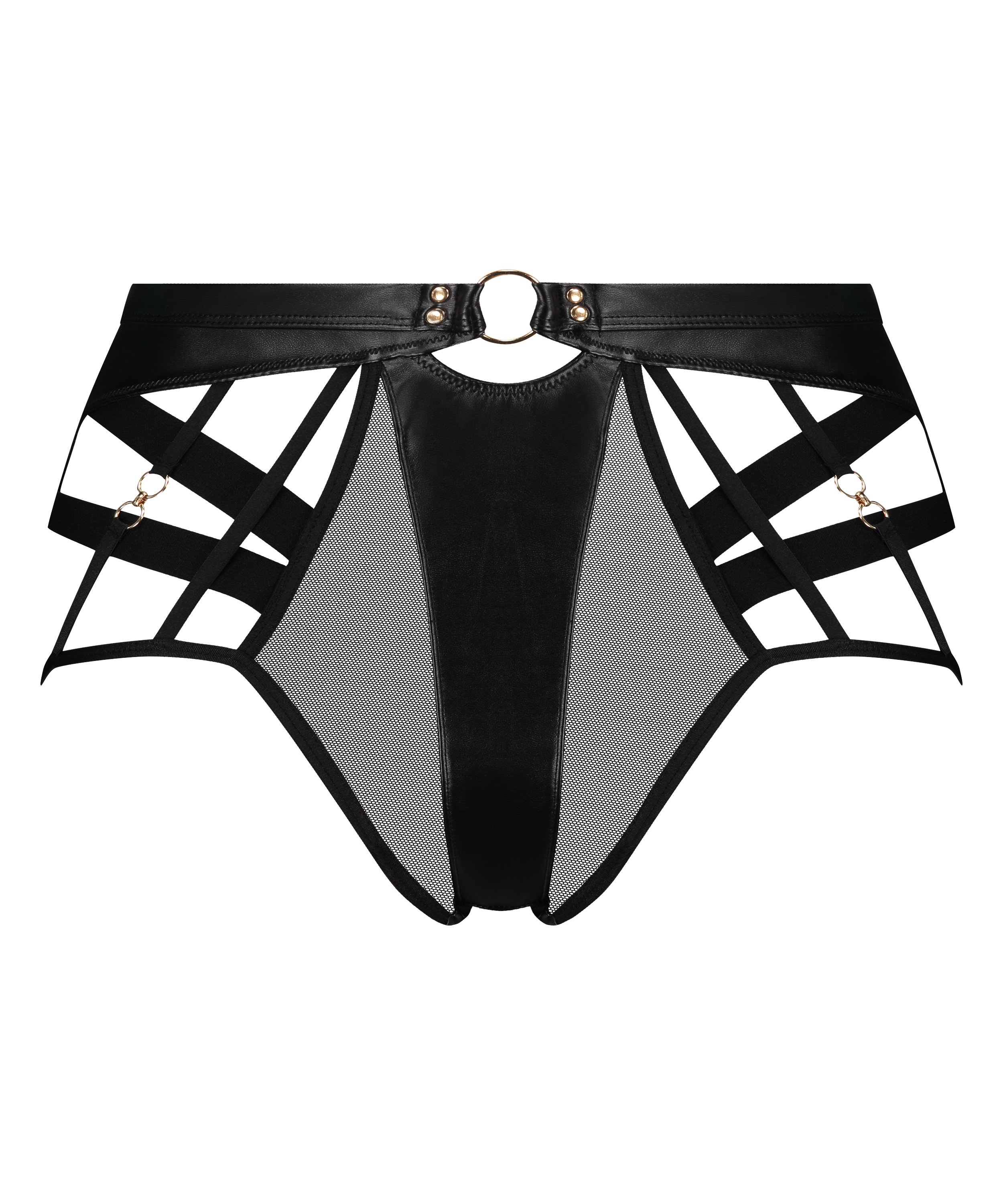 Högt skuren braziliantrosa Faye, Svart, main