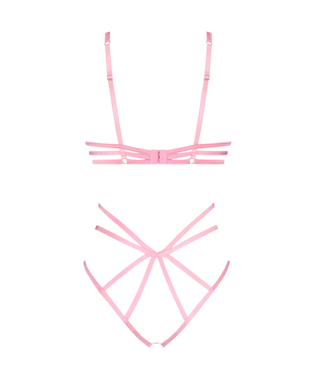 Private Mitzy &ouml;ppet gren body, Rosa