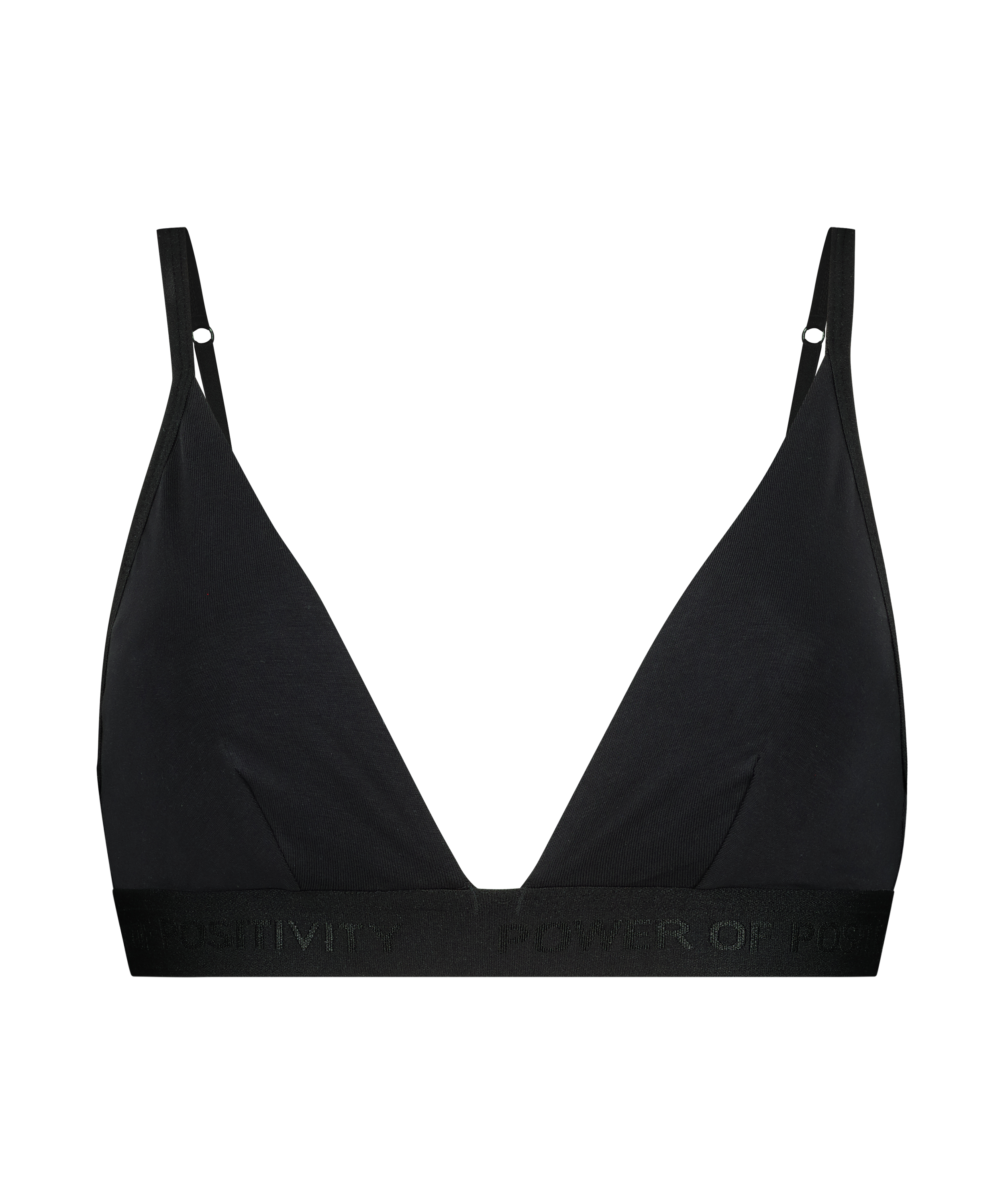 Cutie Triangle-bralette, Svart, main