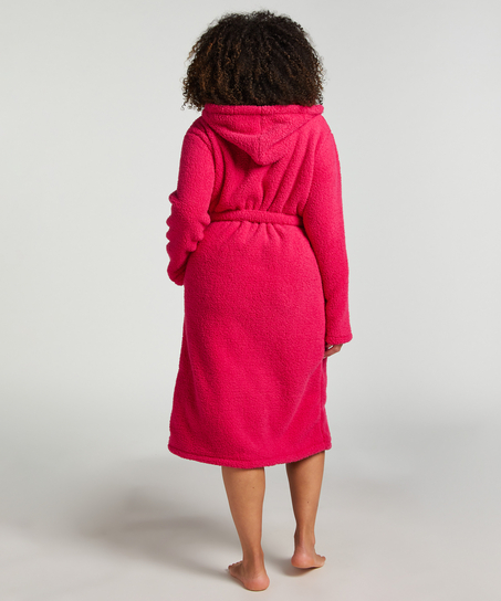 Morgonrock Fleece, Rosa