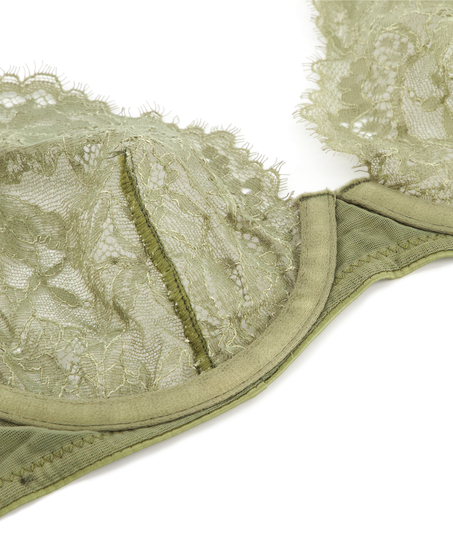 Icke-formpressad bygel-bh Cecile, Gr&ouml;n