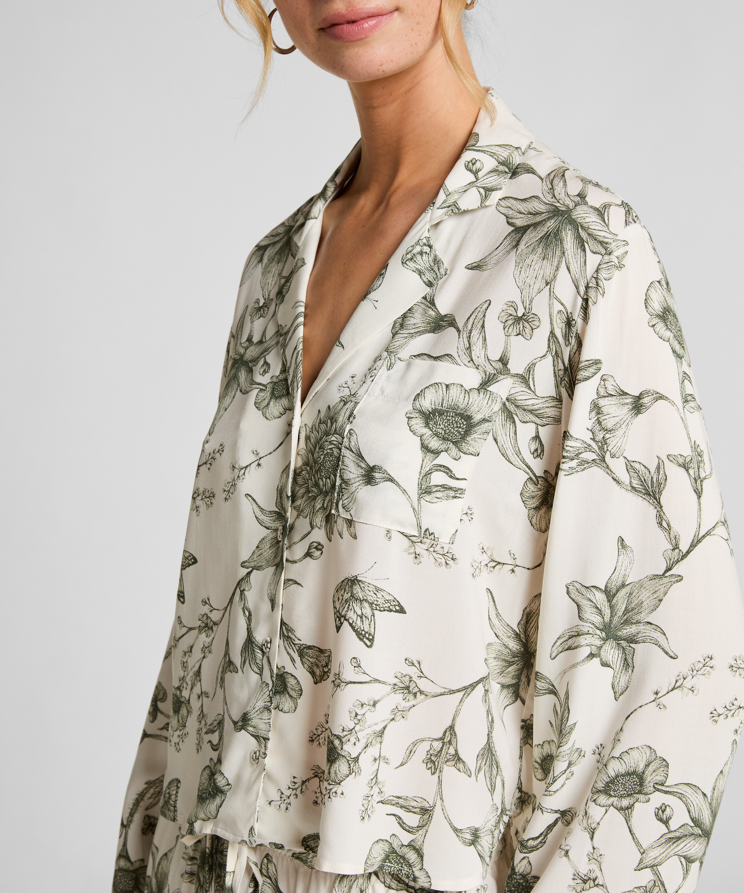 Pyjamastopp Storylover, Vit, main