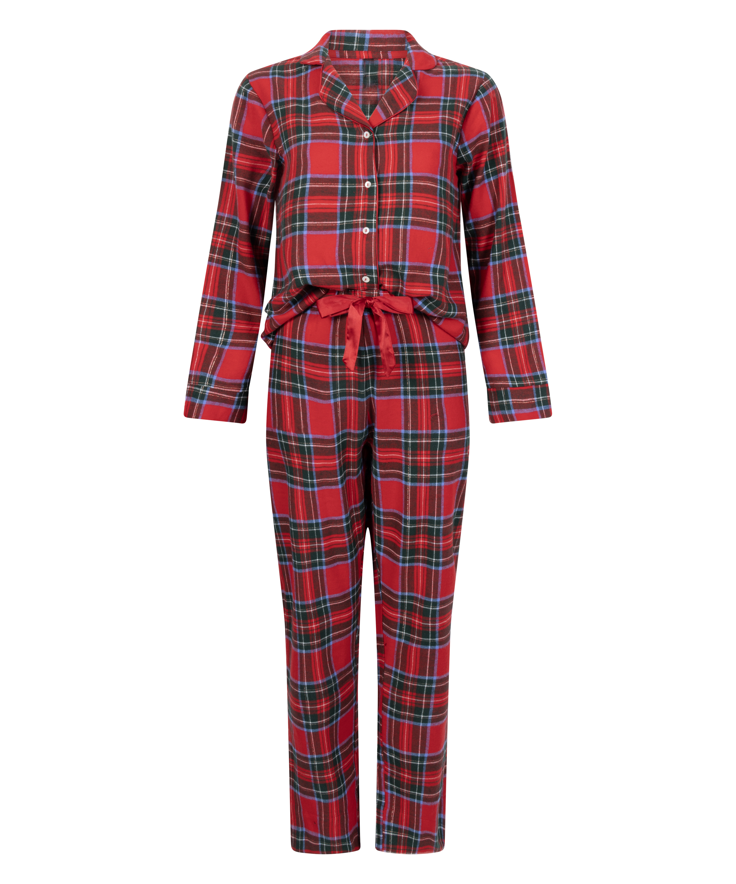 Pyjamasset Flannel, Röd, main