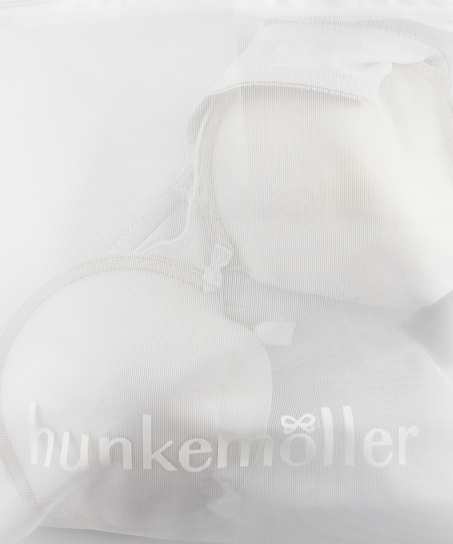 Tvättpåse dragkedja, Vit