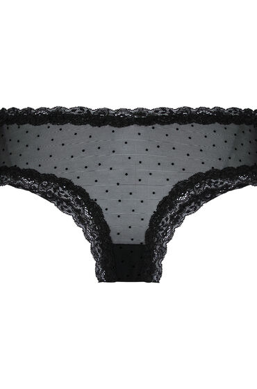 Hunkemöller Brazilian-trosa V-shape mesh trosor dam – bild 2