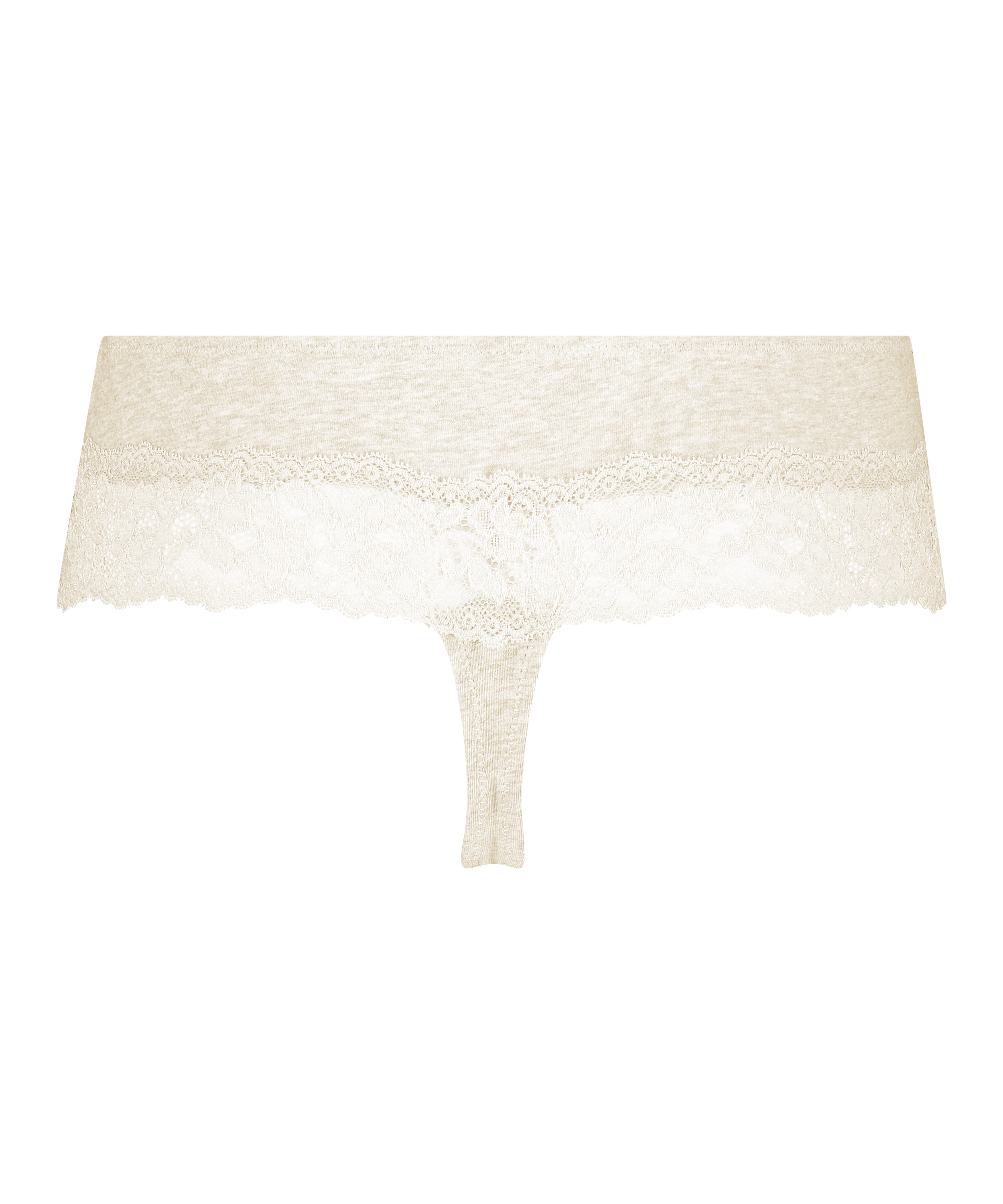 Boxer-string i bomull, Beige, main