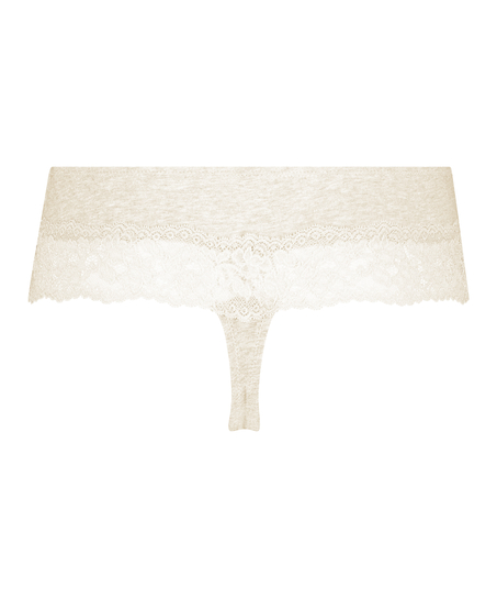 Boxer-string i bomull, Beige