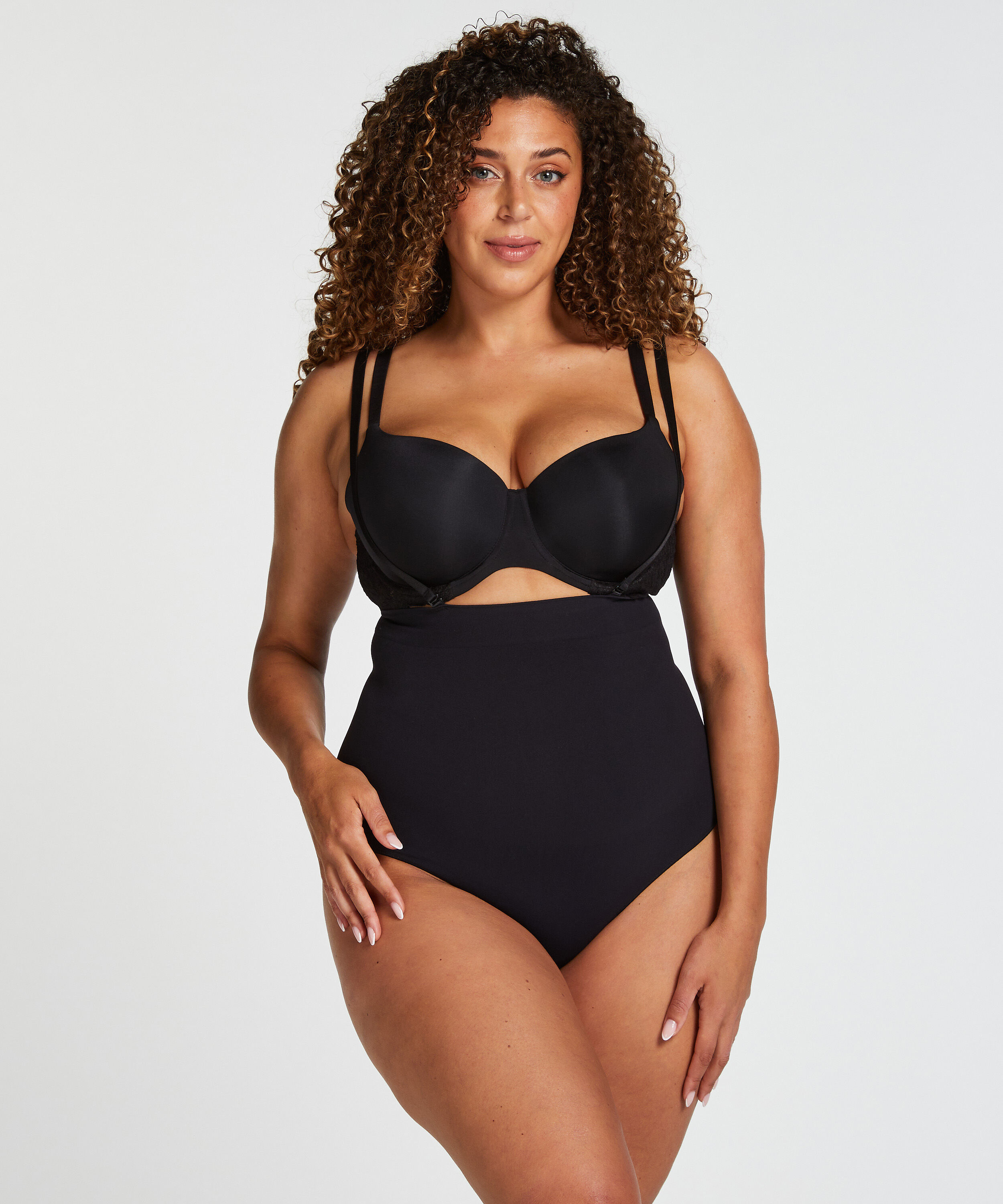 Sömlös förbättrande stringtrosa med hög midja