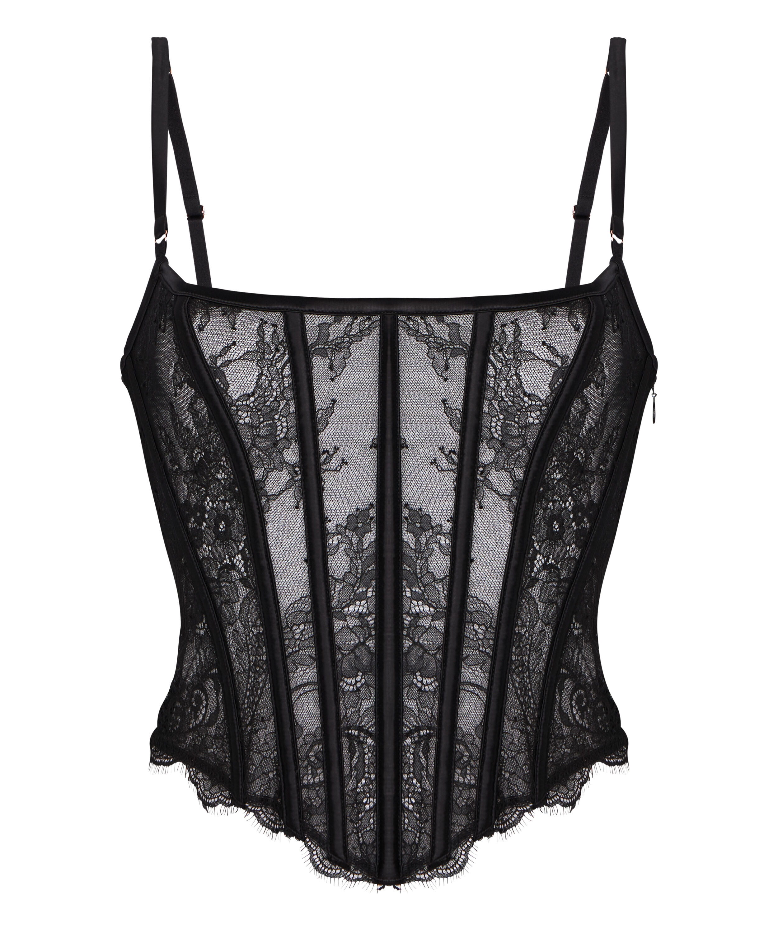Bustier Sylvia, Svart